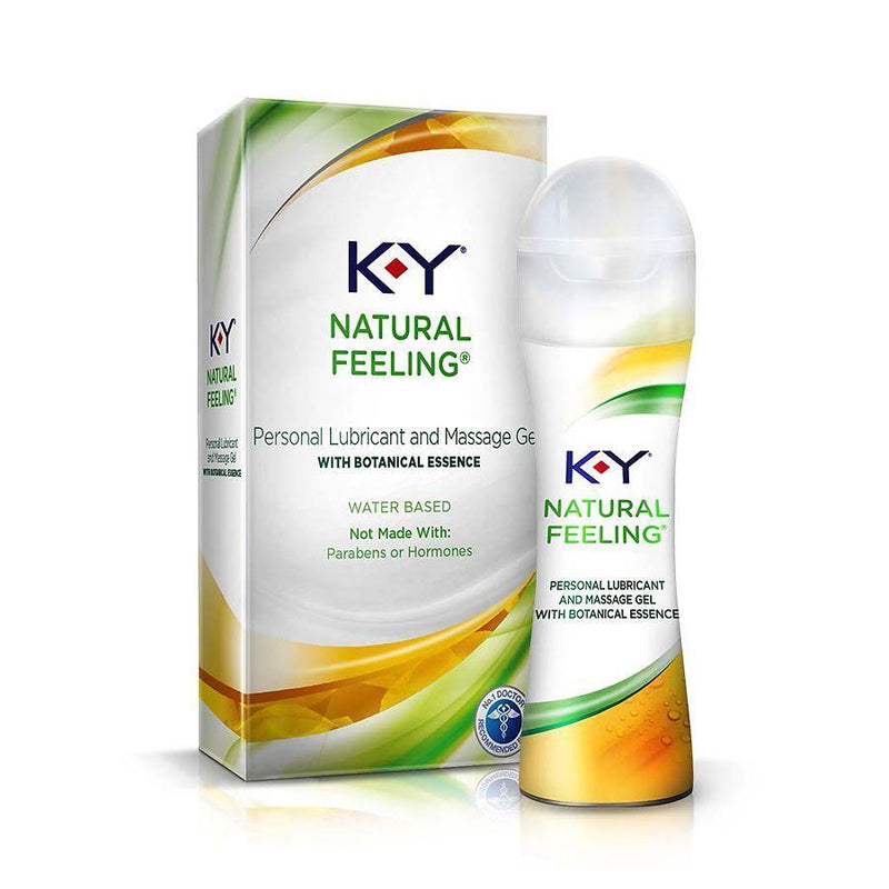 K-Y K-Y Natural Feeling Personal Lubricant And Massage Gel, 1.69 Oz Lubricants White Smoke