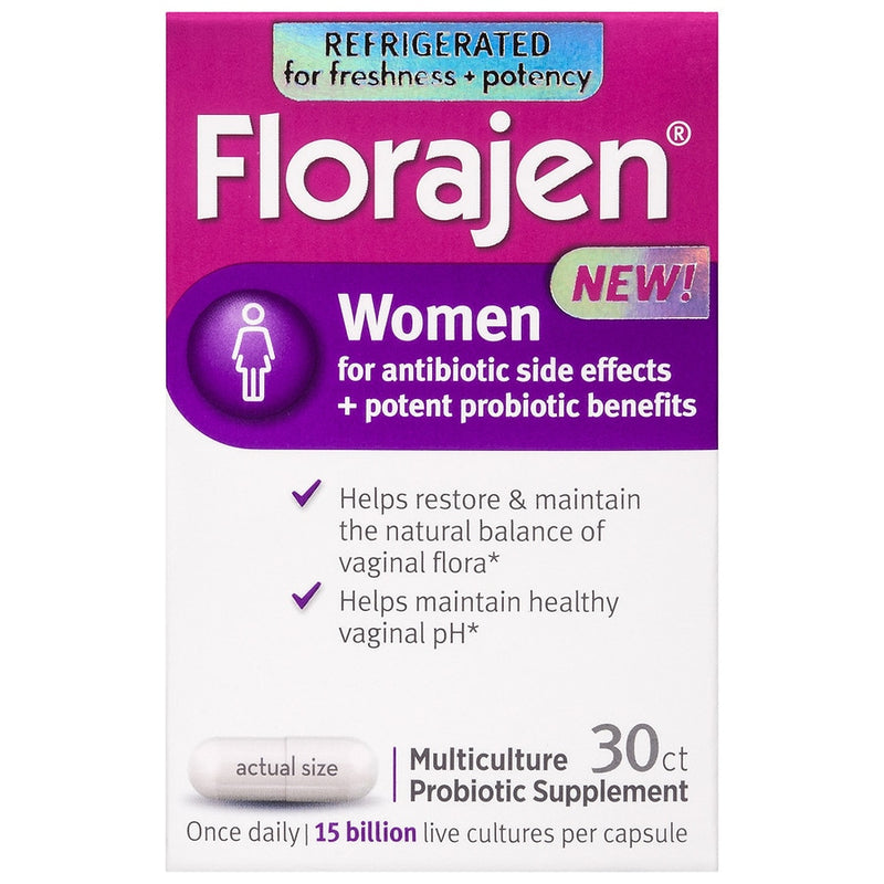 Florajen Florajen Womens Multiculture Probiotic Supplement Capsules For Vaginal Health Health & Beauty White Smoke