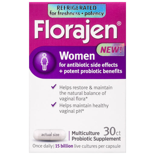 Florajen Florajen Womens Multiculture Probiotic Supplement Capsules For Vaginal Health Health & Beauty White Smoke