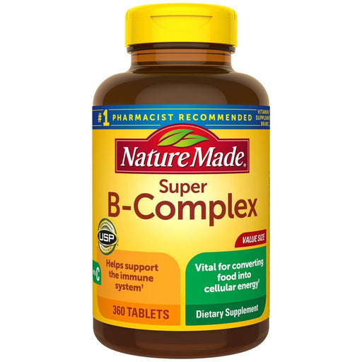 Nature Made Nature Made Super B - Complex Tablets Vitamins & Supplements White Smoke