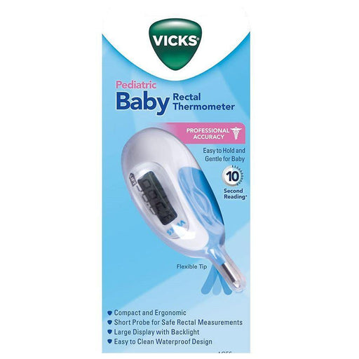 Vicks Vicks Baby Rectal Thermometer Baby & Pet Gates Sky Blue