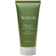 AsiaBeautyMall Arencia Green Tea + LHA Deep Pore Rice Cake Cleanser Face Cleanser White Smoke