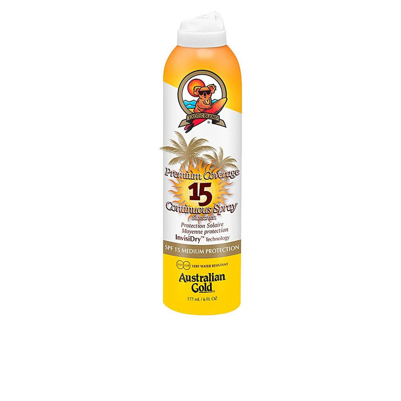 Australian Gold Australian Gold Premium Coverage Spf15 Continuous Spray 6 Oz Skin Care White Smoke