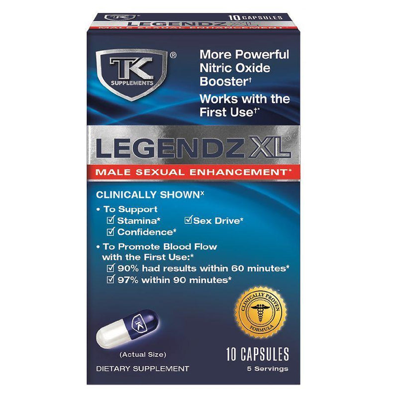 TK Supplements TK Supplements Legendz XL Male Sexual Enhancement - 10ct Vitamins & Supplements Dark Slate Gray