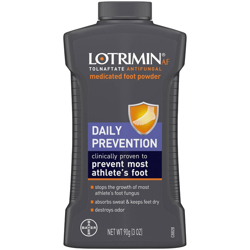 Lotrimin Lotrimin Antifungal Powder Athlete's Foot Daily Prevention - 3oz Foot Care Dark Slate Gray