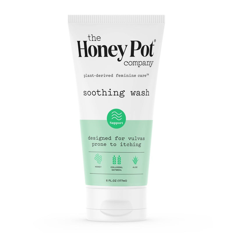 The Honey Pot Company The Honey Pot Company Soothing Colloidal Oatmeal Wash - 6 Fl Oz Health & Beauty White Smoke