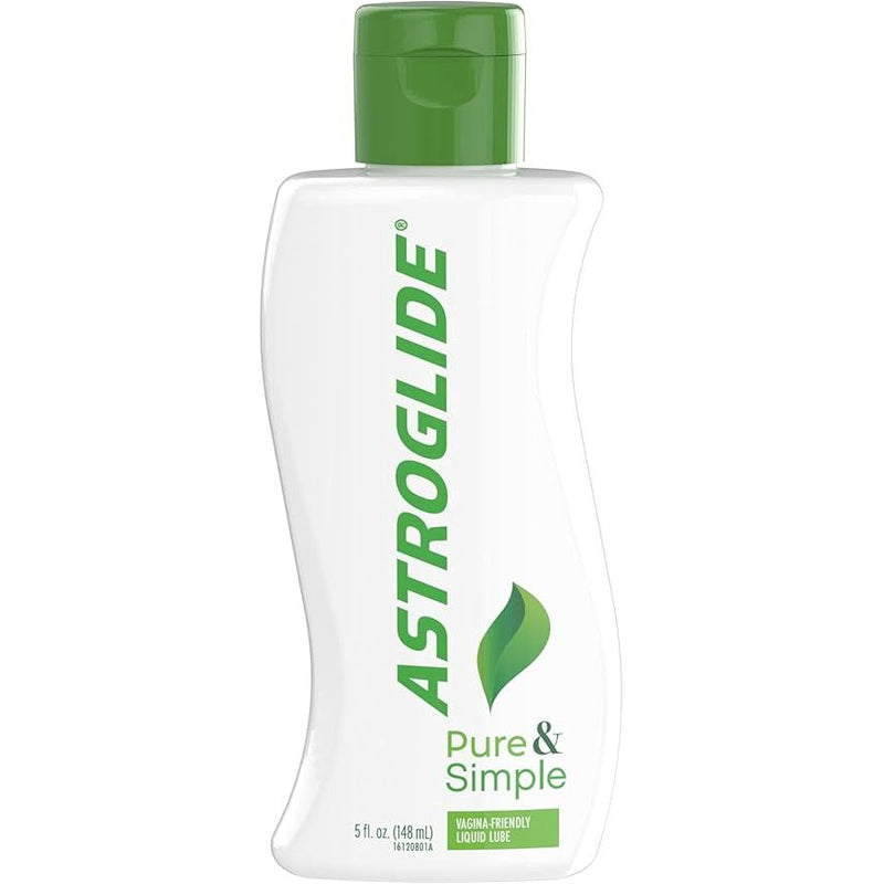 Astroglide Astroglide Pure & Simple Vagina-Friendly Liquid Lubricant 5 oz Personal Lubricants White Smoke