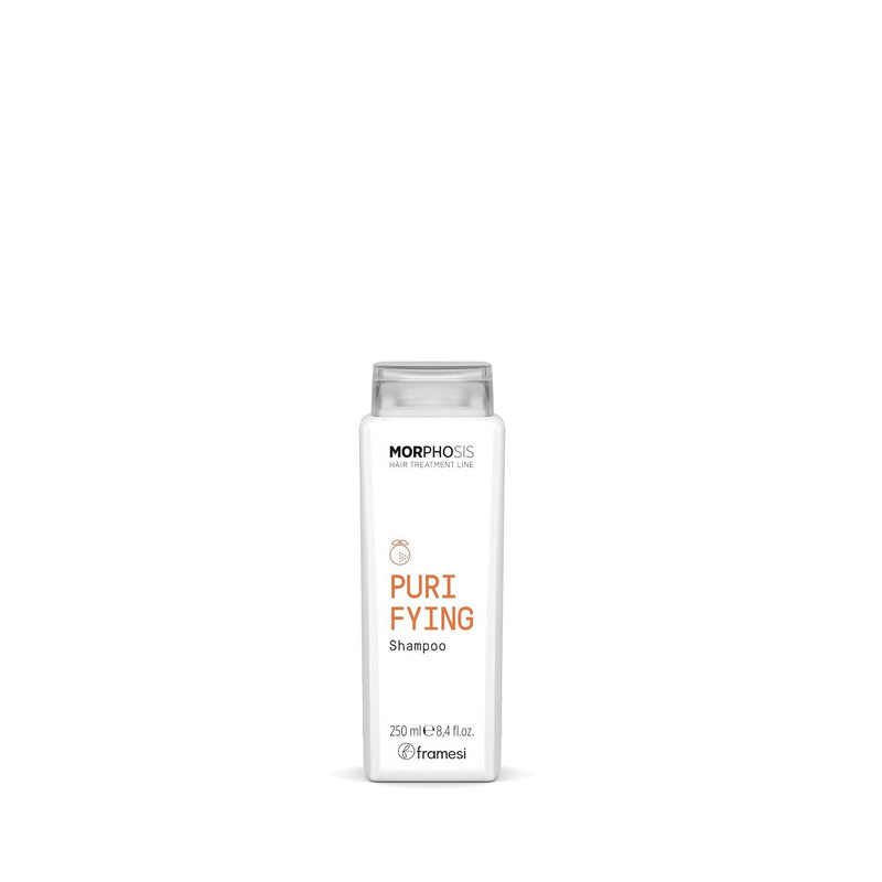 VIP Extensions Framesi Morphosis Purifying Shampoo, Dry Scalp, 8.4 fl oz Shampoo White Smoke