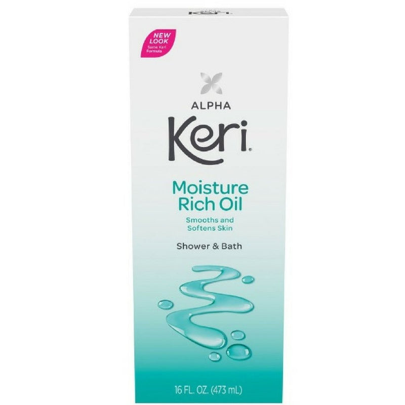 Keri Alpha Keri Shower & Bath Moisture Rich Oil 16 oz Bath & Body Lavender