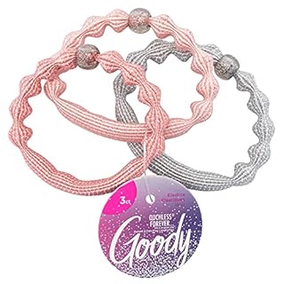 Goody Goody Icy Holidays Elastic Hair Ties - 3ct Hair Accessories White Smoke