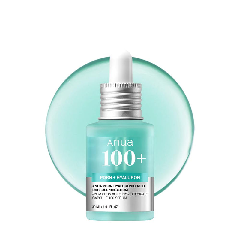 AsiaBeautyMall ANUA PDRN Hyaluronic Acid Capsule 100 Serum Serum White Smoke