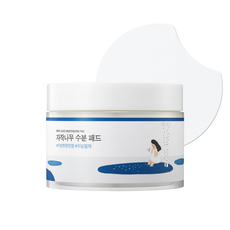 AsiaBeautyMall Round Lab Birch Juice Moisturizing Pad Toner Lotion White Smoke