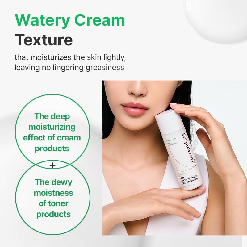 AsiaBeautyMall Z+PIDERM ECF Skin Barrier Cream Toner Toner Lotion White Smoke