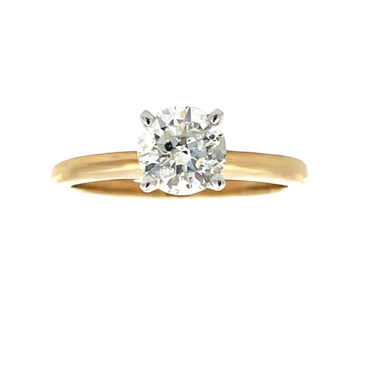 Bids.com 1.00ct Diamond  10KT Yellow Gold Rings White Smoke