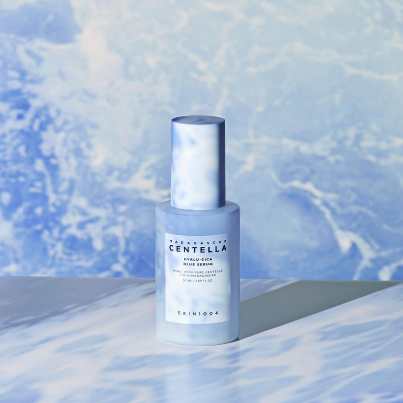 AsiaBeautyMall SKIN1004 Madagascar Hyalu-Cica Blue Serum Serum Light Steel Blue