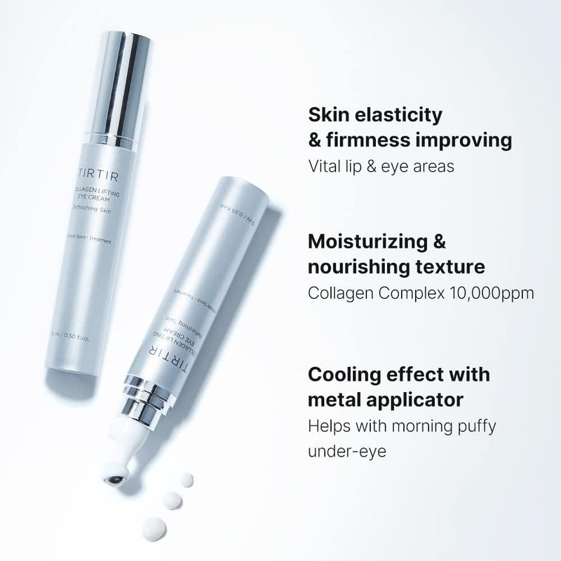 AsiaBeautyMall TirTir Collagen Lifting Eye Cream Eye Cream White Smoke