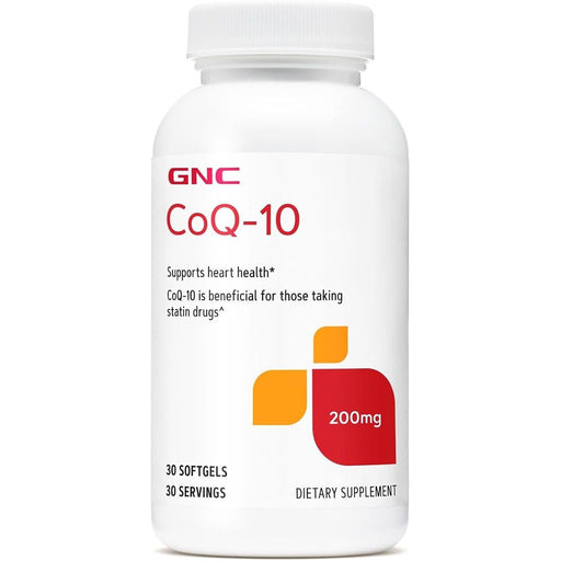 GNC Coenzyme q-10 200 mg sgc 30 Vitamins & Supplements White Smoke