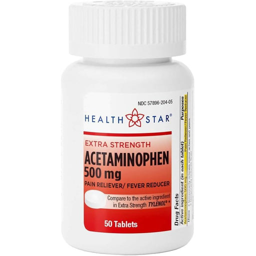 Tylenol Geri-Care® Acetaminophen 500 mg Extra-Strength Tablet, 50 EA Medicine & Drugs Lavender