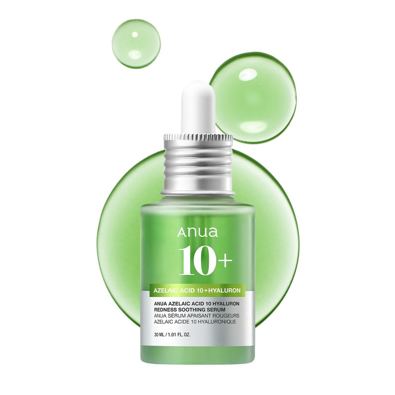 AsiaBeautyMall ANUA Azelaic Acid 10 Hyaluron Redness Soothing Serum Serum White Smoke