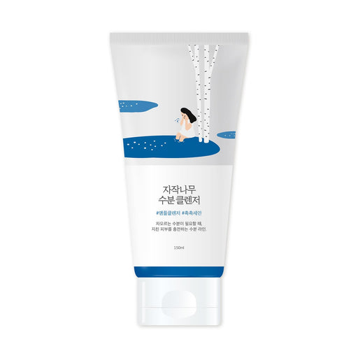 AsiaBeautyMall Round Lab Birch Juice Moisturizing Cleanser Face Cleanser White Smoke