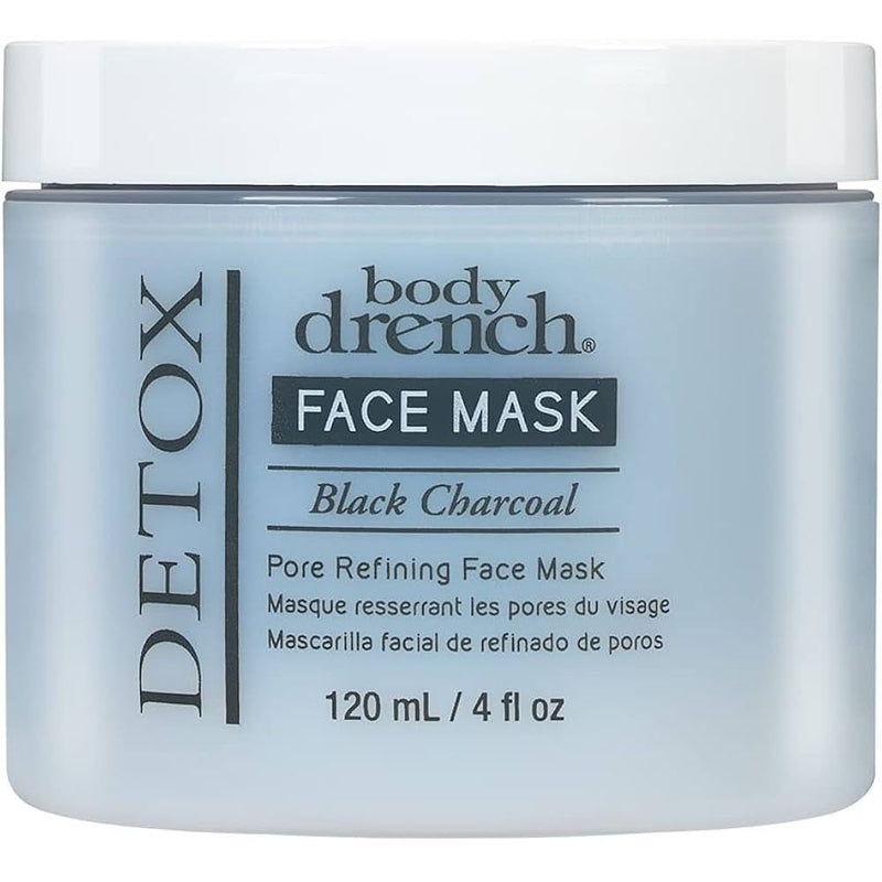 Body Drench Body Drench Purify Black Charcoal Rejuvenating Face Mask, 4 Oz Skin Care Gray