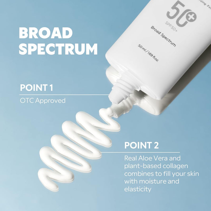 AsiaBeautyMall TIRTIR Hydro UV Shield Sunscreen SPF50+ Broad Spectrum Sunscreen Light Steel Blue