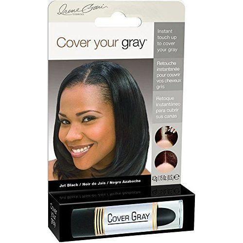 Irene Gari Irene Gari Cover Your Gray for Women Touch Up Stick Black 0.15 oz Hair Color Black