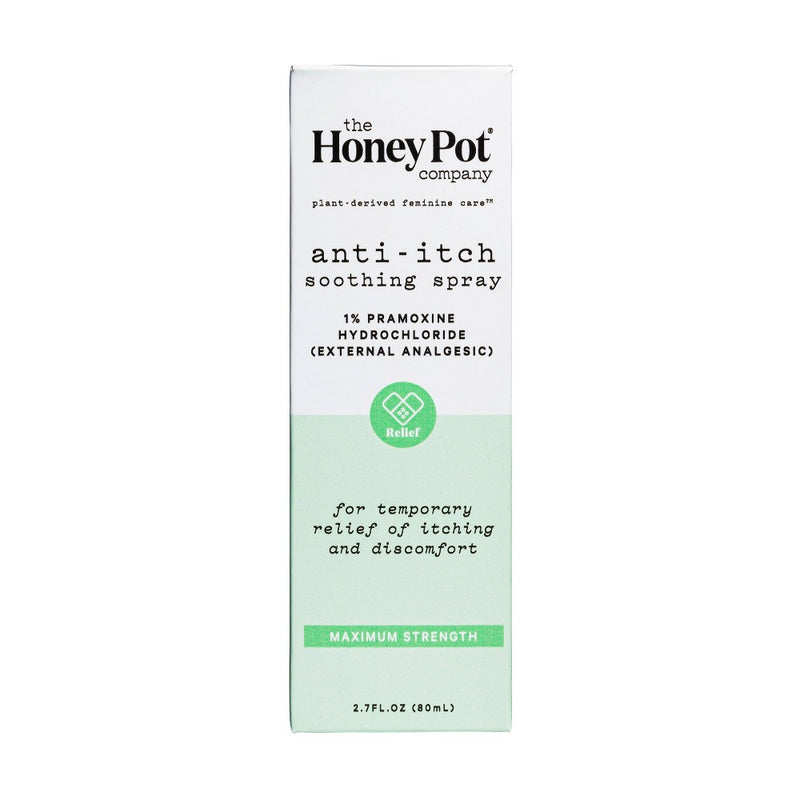 The Honey Pot The Honey Pot Anti-Itch Spray With 1% Pramoxine - 2.7 Fl Oz Personal Care Light Gray