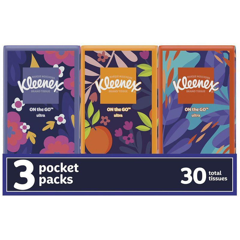 Kleenex Kleenex On-The-Go Facial Tissues Travel Packs Facial Tissues Dark Slate Gray
