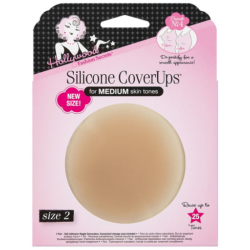 Hollywood Fashion Secrets Hollywood Fashion Secrets Silicone CoverUps Size 2, Medium Apparel & Accessories Thistle