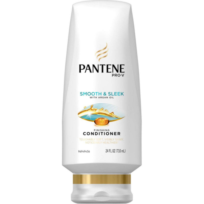 Pantene Pantene Pro-V Smooth & Sleek Conditioner, 24 Fl Oz Conditioners White Smoke