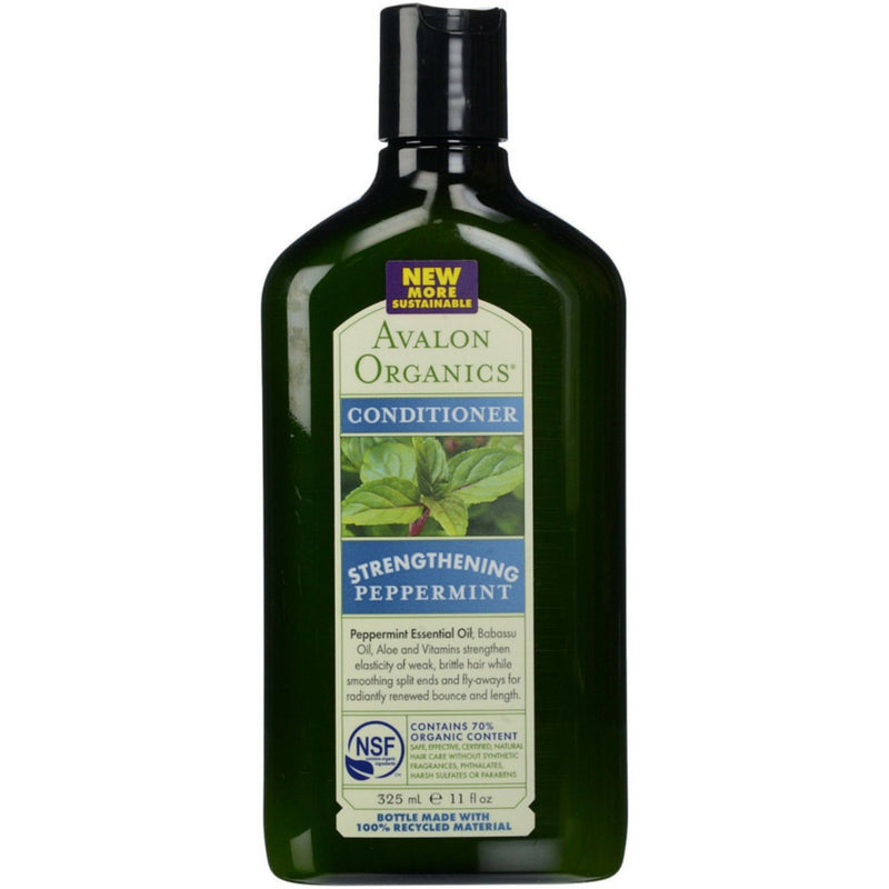 Avalon Organics Avalon Organics Strengthening Peppermint Conditioner 325 mL Conditioners White Smoke
