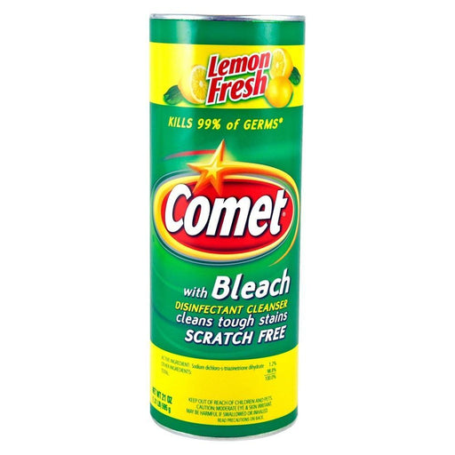 Comet Comet With Bleach Lemon Fresh Powder Cleanser 21 Oz Saxophone Care & Cleaning Gold