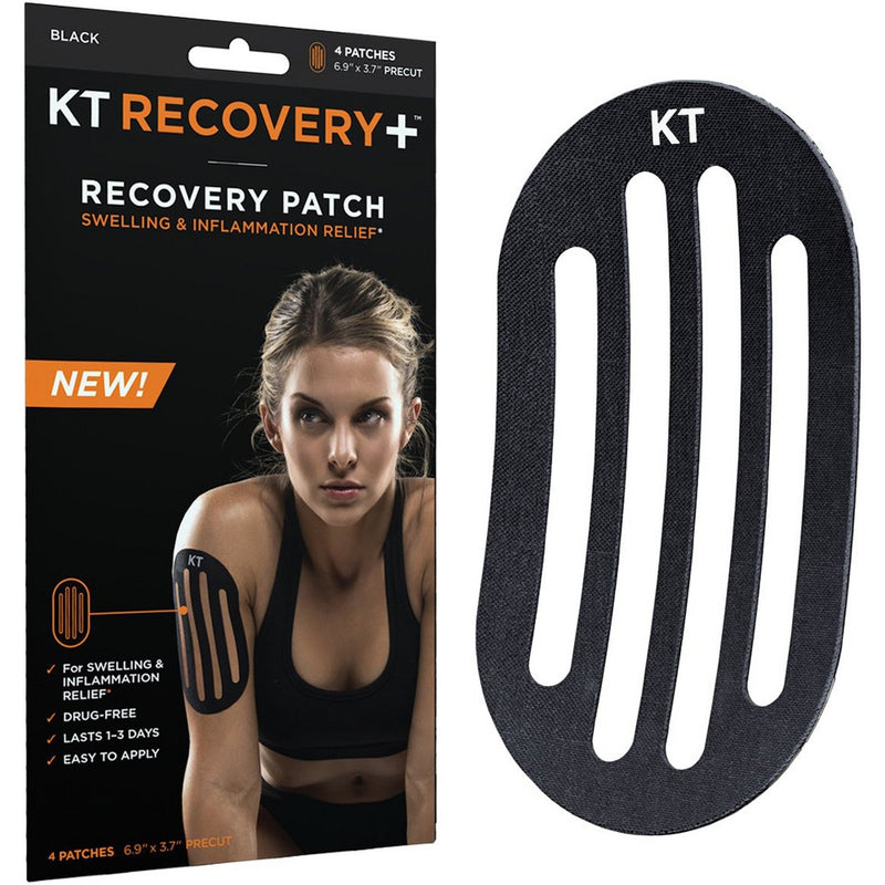 KT Tape KT Tape 25 3490 Recovery Patch Black First Aid White Smoke