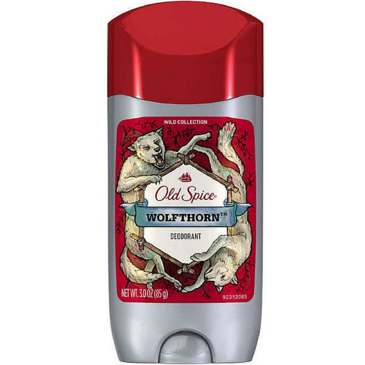 Old Spice Old Spice Wild Collection Aluminum Free Deodorant For Men, Wolfthorn Deodorant Dark Red