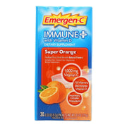 Emergen-C Emergen-C Immune Plus Super Orange Dietary Supplement (Pack of 30) Dietary Supplement Steel Blue