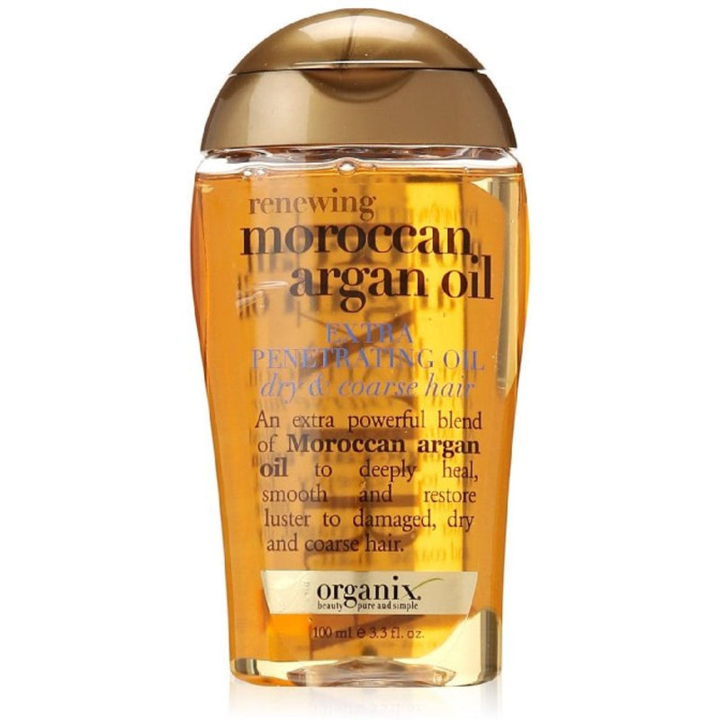 OGX OGX Renewing Moroccan Argan Oil Extra Penetrating Oil, Dry & Course Hair, 3.3 Oz Hair Oil White Smoke