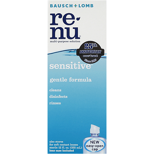 Bausch + Lomb Bausch + Lomb Multi Purpose Solution, Sensitive 12 Oz Personal Care Lavender