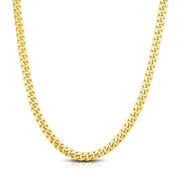Bids.com 7.1mm 10k Yellow Gold Classic Miami Cuban Solid Chain Necklaces White Smoke 24 / Yellow Gold,26 / Yellow Gold