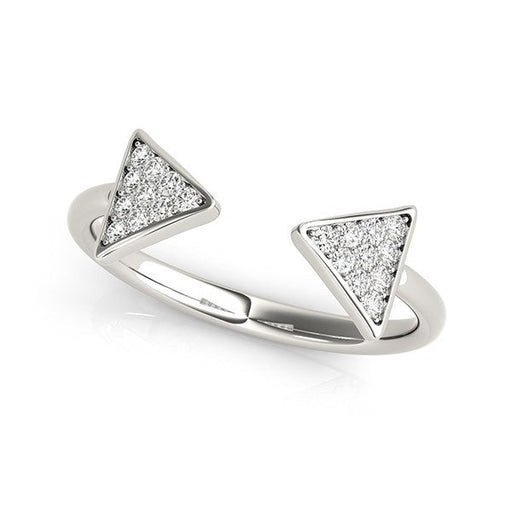 Bids.com 14k White Gold Diamond Arrowhead Open Ring (1/5 cttw) Rings White Smoke 3 / White Gold,3.5 / White Gold,4 / White Gold,4.5 / White Gold,5 / White Gold,5.5 / White Gold,6 / White Gold,6.5 / White Gold,7 / White Gold,7.5 / White Gold,8 / White Gold,8.5 / White Gold,9 / White Gold