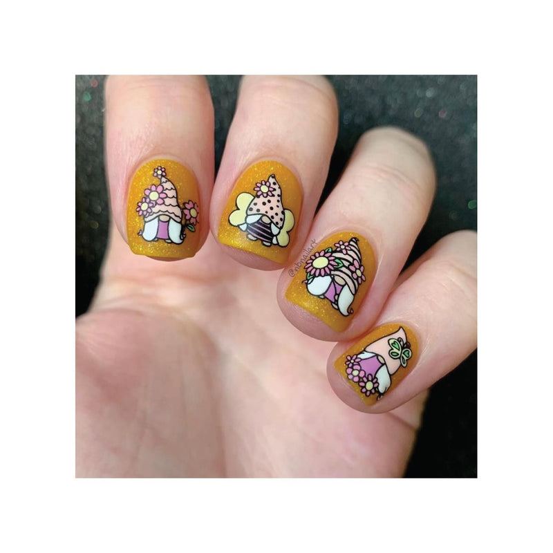 UberChic Beauty Hello Spring Stamping Plate Tan