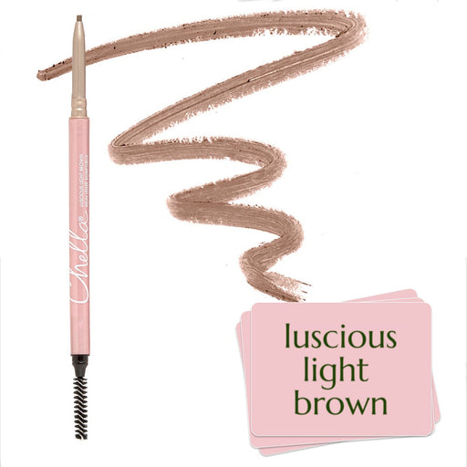 Chella eyebrow pencil Brow & Eye White Smoke Luscious Light Brown