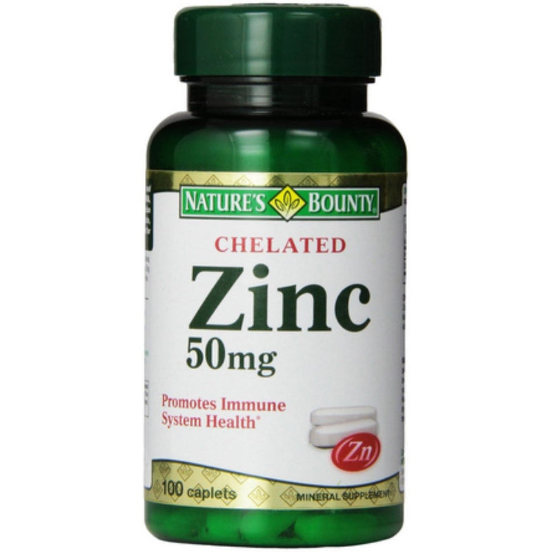 Nature's Bounty Nature's Bounty Immune Health 50 Mg Zinc 100 Tablets Vitamins & Supplements Light Gray