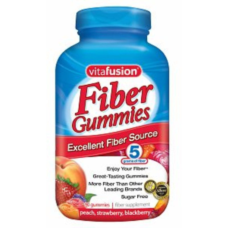 Vitafusion Vitafusion Fiber Well Sugar Free Gummies Peach, Strawberry & Berry Flavors Vitamins & Supplements White Smoke