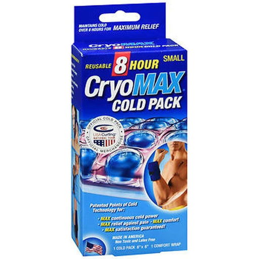 Cryo-Max Cryomax Reusable 8 Hour Cold Pack Hot & Cold Therapies White Smoke