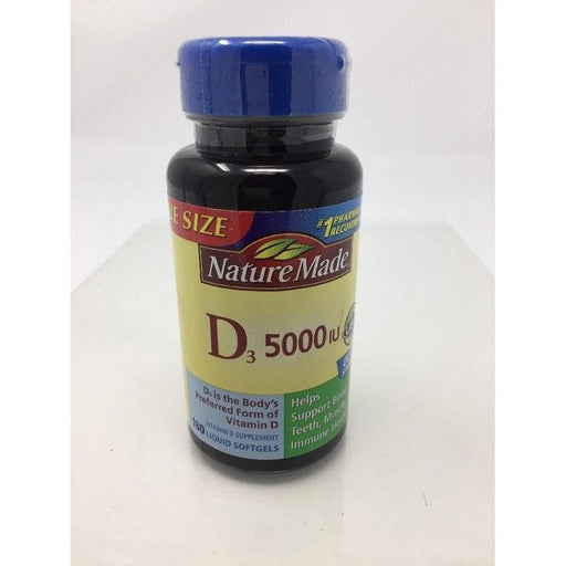 AvKARE AvKARE Nature Made Ultra Strength Vitamin D3 Softgels 5000 IU Vitamins & Supplements Lavender