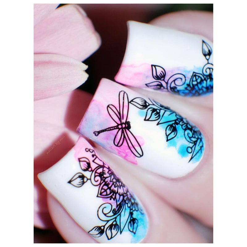 UberChic Beauty Whimsical By Nature-01 Stamping Plate Thistle