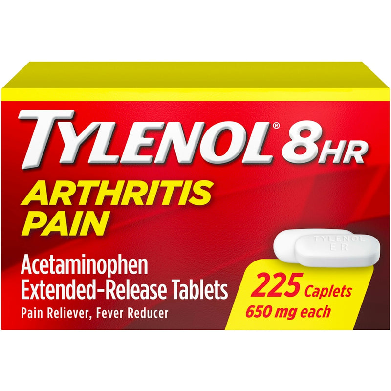 Tylenol Tylenol® 8 Hour Arthritis Pain – 650 mg Acetaminophen Extended-Release Health & Beauty Firebrick