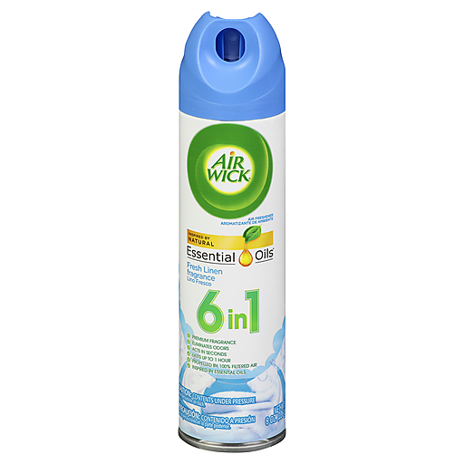 Air Wick Air Wick Essential Oils 6 In 1 Fresh Linen Fragrance Freshener 8 Oz Air Fresheners Lavender