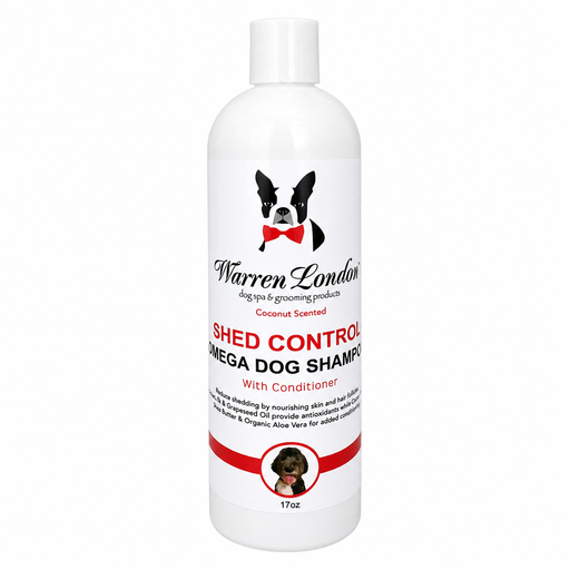 Warren London Shed Control Dog Shampoo + Conditioner | Coconut Scent Dog Shampoo White Smoke